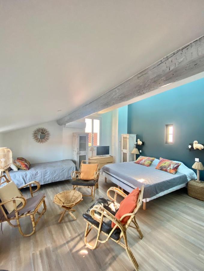Les Nuits Etoilees, Studio Terrasse Apercu Mer, Tres Lumineux, Ac, 100M Du Port Sanary Exteriér fotografie