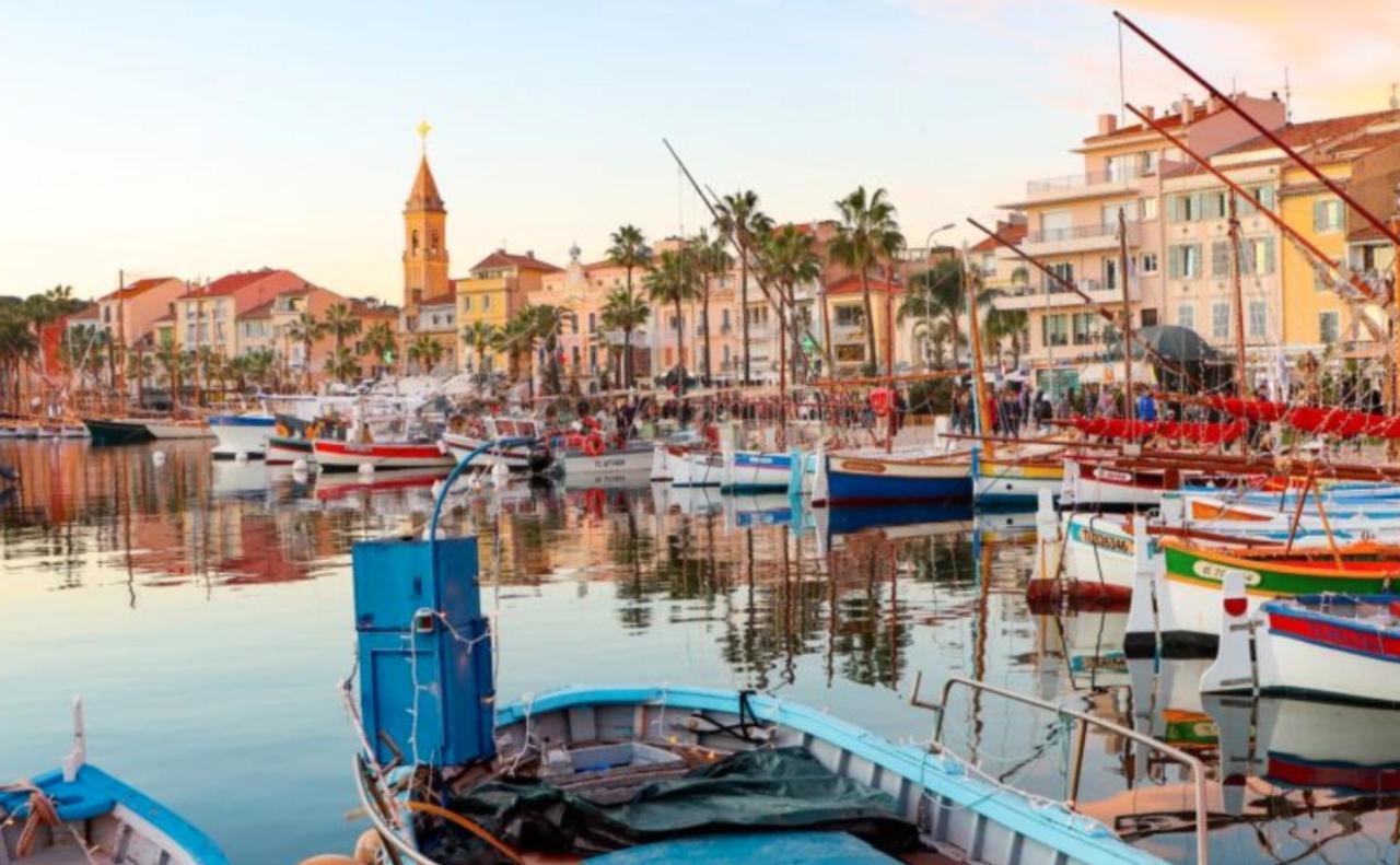 Les Nuits Etoilees, Studio Terrasse Apercu Mer, Tres Lumineux, Ac, 100M Du Port Sanary Exteriér fotografie
